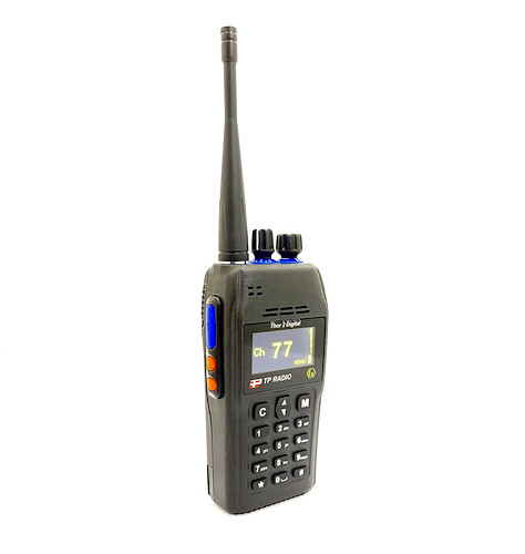 DMR T4 ATEX tragbares Funkgerät UHF mit Display