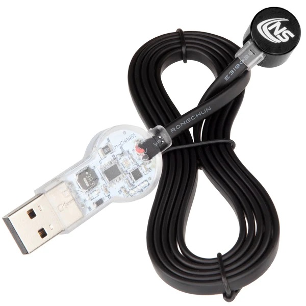 USB Magnetically Coupled Charger w/ Male USB (Type A)