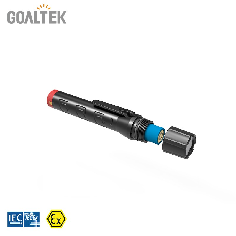 ExMP21R Explosionsgeschützte LED-Taschenlampe Zone1/21 Bergbau M2 | Akku | Ladegerät