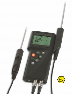 P755-LOG-EX Temperatur Messgerät 2-Kanal, Pt100, ohne Fühler und ohne Software
