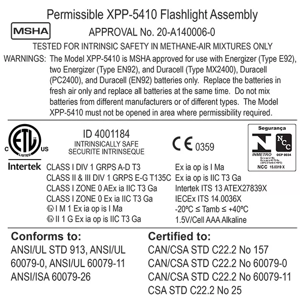 XPP-5410G LED Pen Light / 30 Lumens / Green