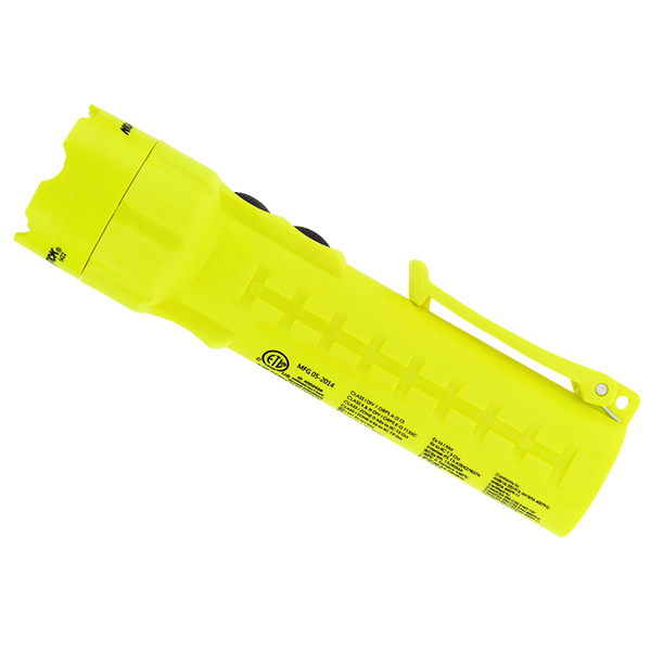 XPP-5422G Gelbe Sicherheits-LED-Taschenlampe | 140 Lumen | Dual light