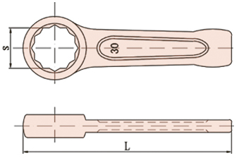 ring striking wrench 19 mm- non-sparking / low-sparking