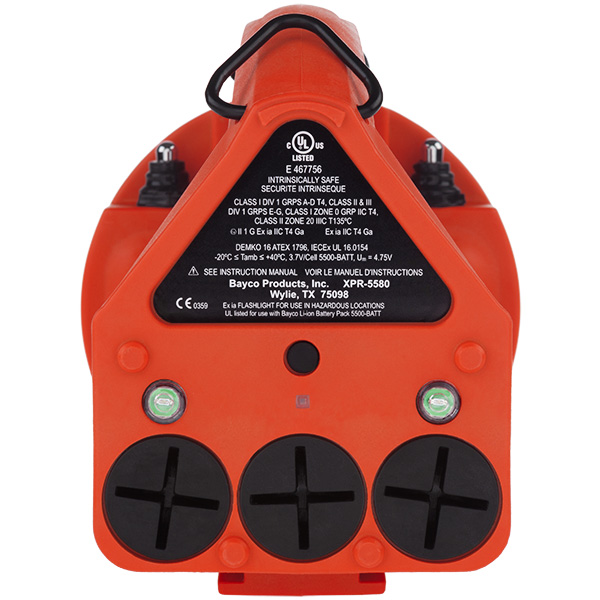 BY-XPR-5580R Intrinsically Safe Dual-Light ™  Lantern Rechargeable