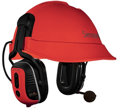 SM1P-EX Ear protection headset with helmet mount