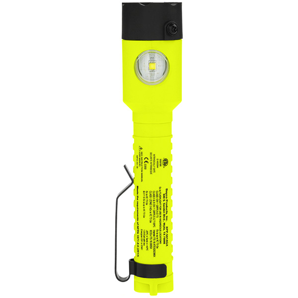 XPP-5414GX Gelbe Sicherheits-LED-Taschenlampe | 120 Lumen | Dual light | Helmhalterung