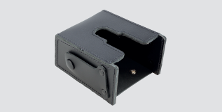 Leather holster approved in combination with Handheld scanner BCS 3600ex IS series.