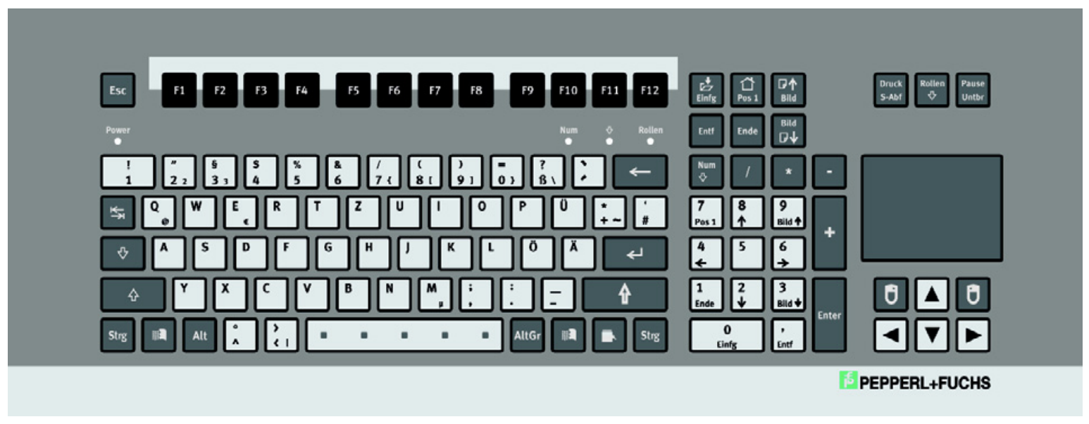 Tastatur und Maus für GXP Bedienstation
