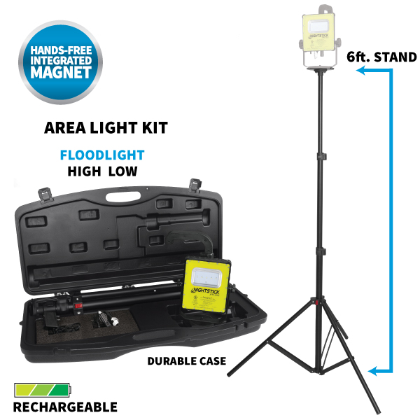 XPR-5592GCX Intrinsically Safe Rechargeable LED Scene Light Kit