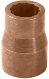 QTi® Steckschlüssel-Einsatz 3/4 (Bi-Hex) - 17 mm
