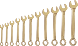 Combination Wrench Set 10 pcs.- non-sparking / low-sparking