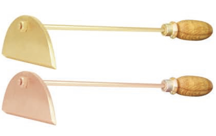 [224B-1002 AC] 224B Raschietto, semitondo (AC 100 x 326 mm)