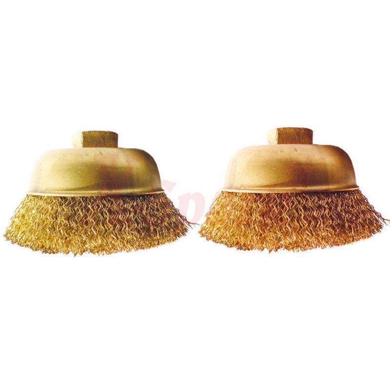 [290-1002 Brass] 290 Spazzola a tazza (Ottone Φ100 x 30 mm)
