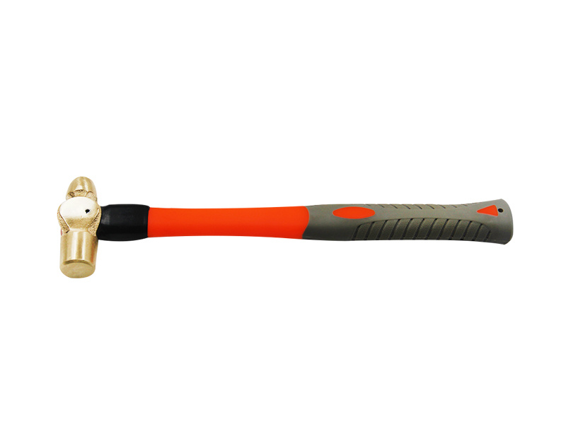 [2105A-1002 Brass] 2105A Messing hamer, kogelkop (Brass 1/2Ib)