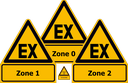 Znaki ostrzegawcze kombinowane, strefa EX 2