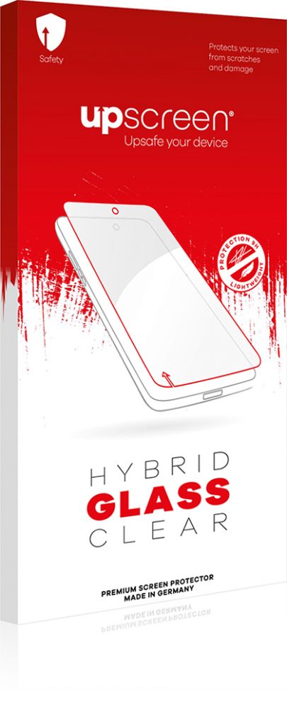 [5549721] upscreen Hybrid Glass Clear Premium safety glass film for RugGear RG540