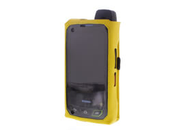 Leren hoesje LC S01 geel