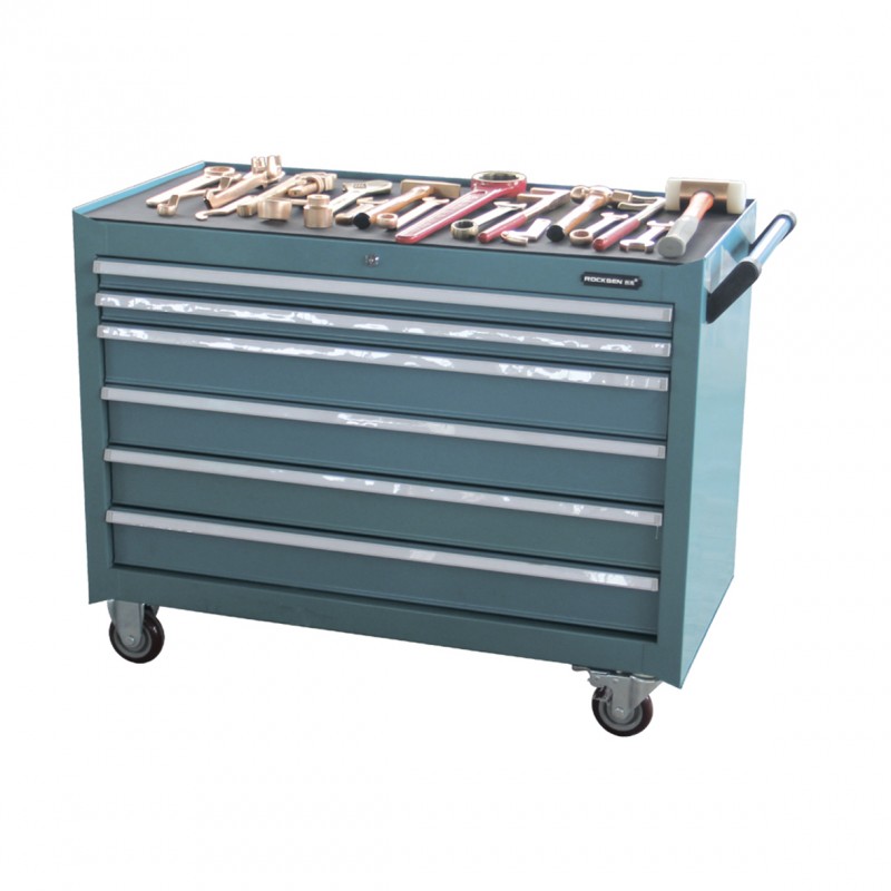 Carrello da officina per utensili antiscintilla 120 pz.