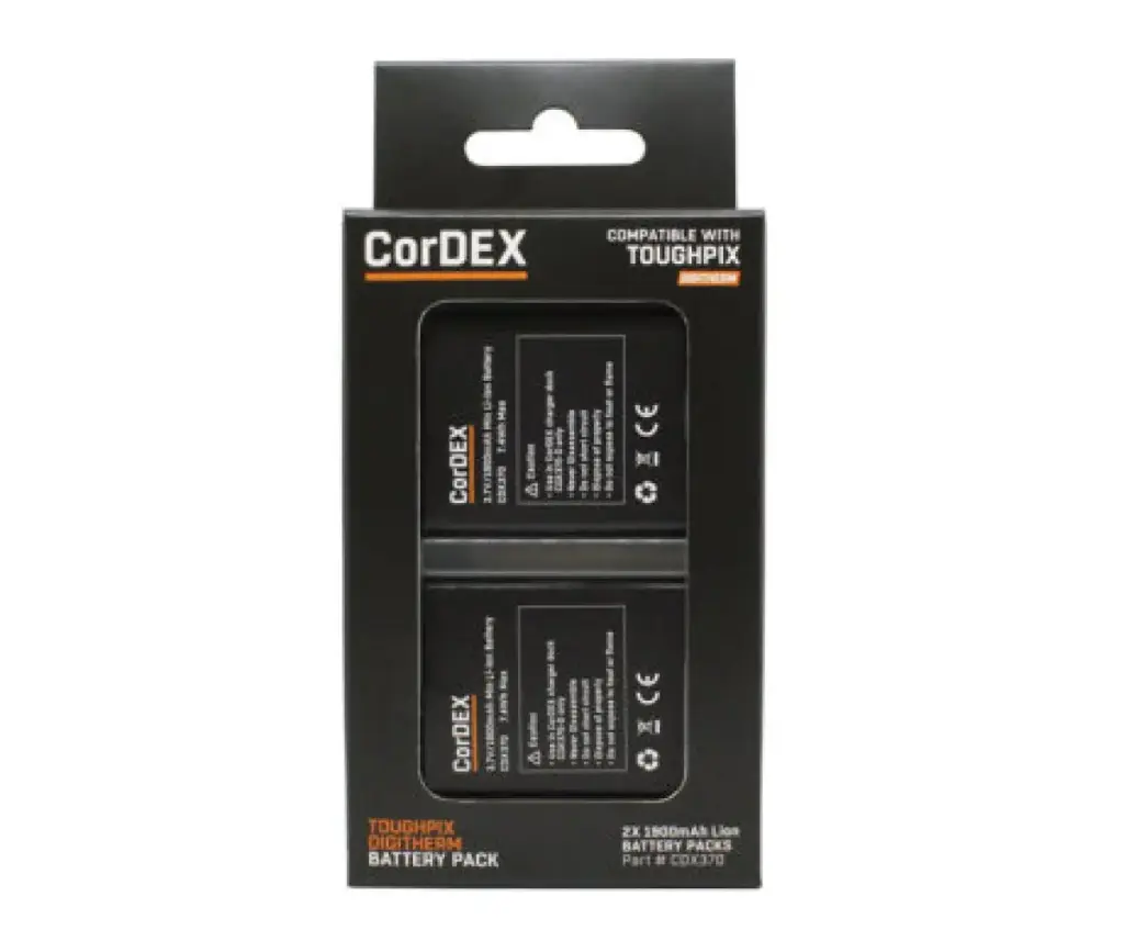 [CDX370PACK] Batteria al litio TPIII da 3,7 V in confezione doppia