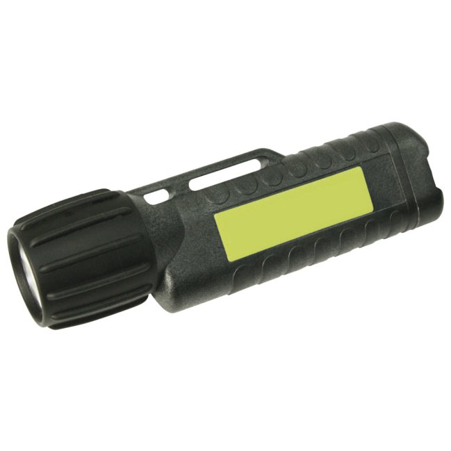 [222062] UK 3AA eLED CPO, TS, ATEX, zwart met intrekbare strook
