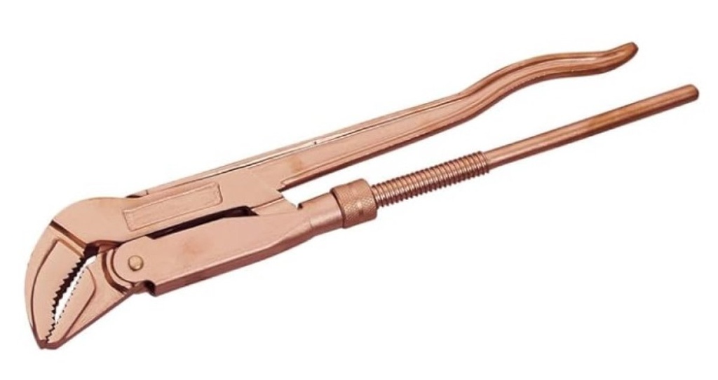 Clé à pipe d'angle, sans étincelle, largeur de mâchoire 1.1/2"