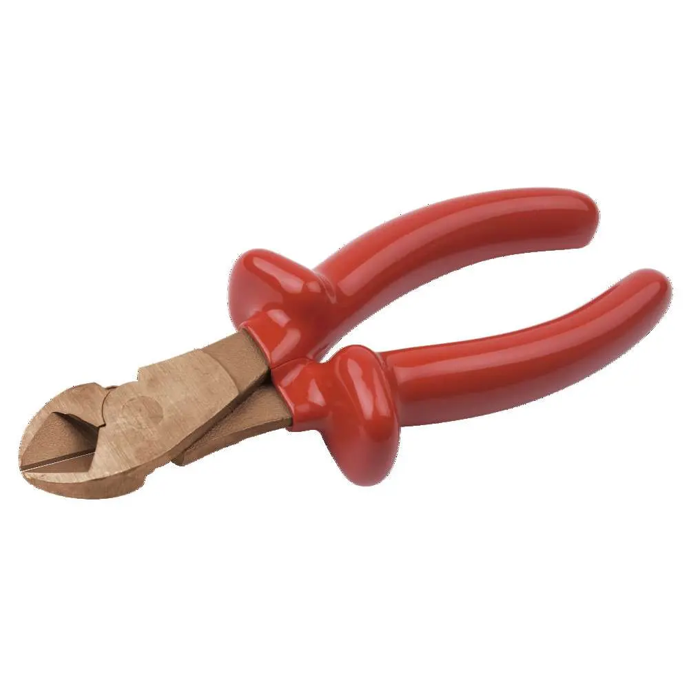 Couteaux diagonaux électriques sans étincelles, isolés, 190 mm