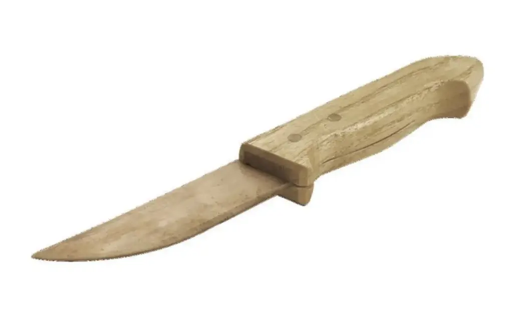 [0731800C] Non-sparking knife, with wooden handle, 180 mm
