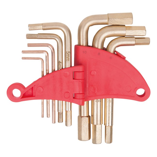 [963.1514] BRONZEplus inbussleutelset inch 10-delig.