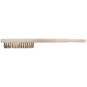 BRONZEplus brosse à bougie, fil rond lisse, 145 mm