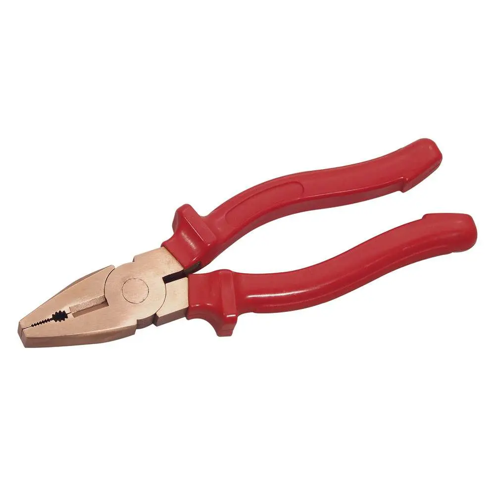 [0601600C] Pinze combinate antiscintilla, manici con protezione per le mani (160 mm)