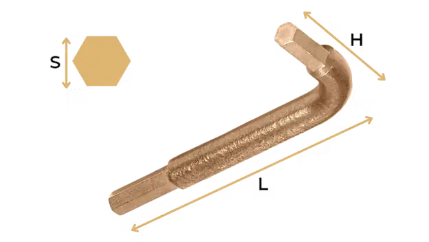 [AK-1001.5] QTi® Allen key (1,5 mm)