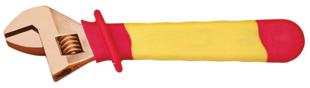 [6402-1002 BC] Adjustable spanner, low-sparking/spark-free, insulated, 24 mm (6" - 18 x 150 mm)