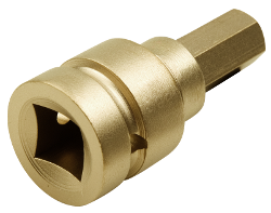 6-Kant-Schraubendrehereinsatz für Schlagschrauber funkenfrei, 1/2"