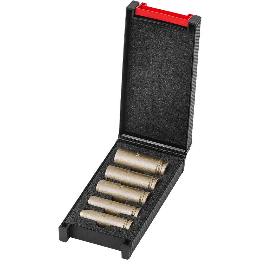 Chiave a percussione/scatola a cricchetto, antiscintilla, 1/2", lunga