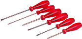 Non-sparking screwdriver set, PH and slotted, 6-piece