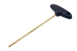 Hexagonal pin wrench with T-handle, non-sparking