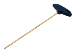 Hexagonal pin wrench with T-handle, non-sparking, long version