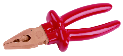 Pinze combinate antiscintilla, isolate, 200 mm
