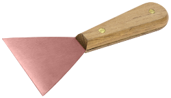 Schaberspachtel funkenfrei, biegsam, Breite 78 mm