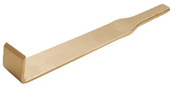 Winkelschaber funkenfrei, mit Griff, Länge 380 mm, Breite 38 mm