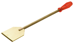 [7150001S] Non-sparking scraper, with handle, length 480 mm, width 95 mm