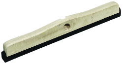 Wooden rubber scraper, with handle, 600 mm