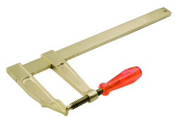 [1800001S] Spann-Schraubzwinge funkenfrei, 130 mm, 480 mm