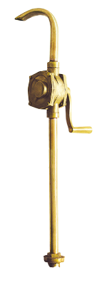 Draagbare, handbediende oliepomp, vonkvrij, 1350 mm lang