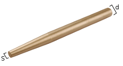 Non-sparking, conical, similar to DIN 6458