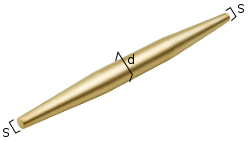 Through-driver, spindle-shaped