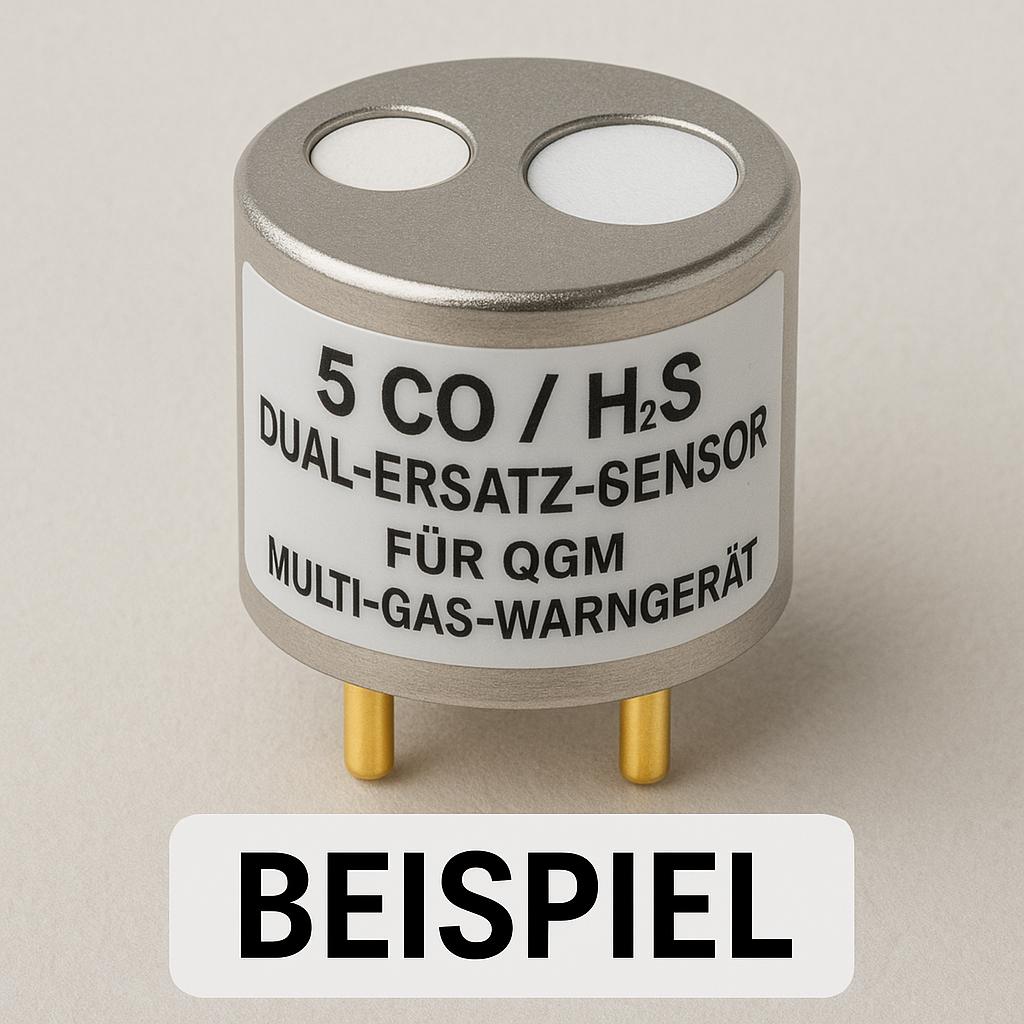 WG-7177305 – podwójny czujnik zamienny CO/H₂S do wielogazowego detektora QGM