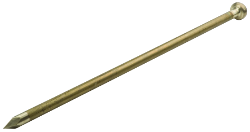 Non-sparking crowbar, with tip and ball