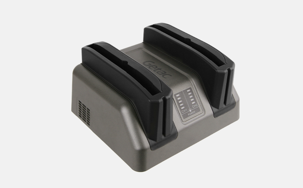 Getac Akkuladestation, 2-Fach, EU-Netzkabel