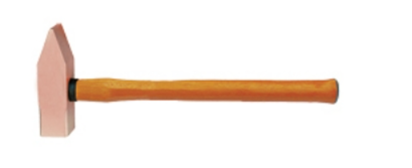[186A-1102 AC (70 cm long)] Hammer, 500g, 70 cm long (Aluminium Kupfer)